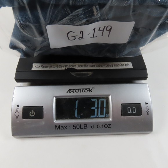 NYDJ Womens Jeans Size 12 Marilyn Raw Hem Medium Wash Straight Leg Blue Denim - Picture 10 of 10